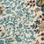 Textile Vintage 1960s Turkish Rug, Ivory & Teal With Saffron Spandrels, Kerman Style – 7'0" X 9'7" For Sale - Image 7 of 12