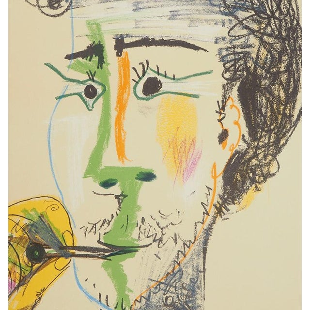 Pablo Picasso, Homme à la marinière et à la cigarette, Lithograph For Sale - Image 5 of 7