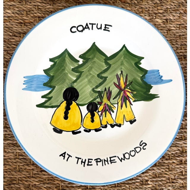 Late 20th Century Set/8 Nantucket Plates Made in Italy For Sale - Image 5 of 12