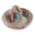 Vintage Swirl Pottery Cowboy Hat Sombrero Ashtray Match Holder For Sale