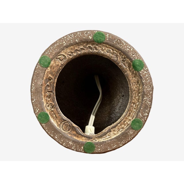 Fridtjof Sejersen, Table Lamp, Brown Ceramic, Denmark, 1960s For Sale - Image 11 of 11