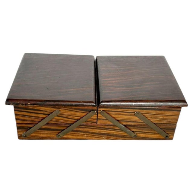 Wooden Box with Mirror, France, 1950 For Sale - Image 12 of 12