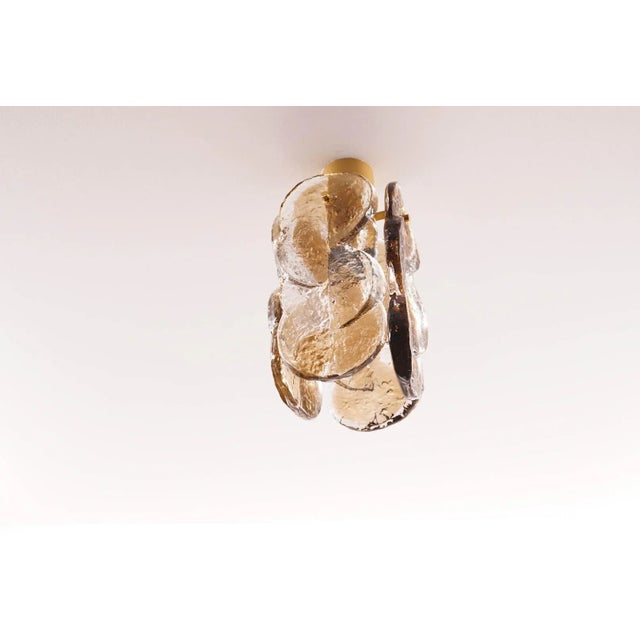 Mid-Century Modern Citrus Flush Mount by J.T. Kalmar, 1960s For Sale - Image 3 of 9