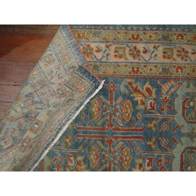 Antique Zabihi Collection Long Blue Persian Malayer Runner - 2'5" x 18'1" For Sale - Image 11 of 12