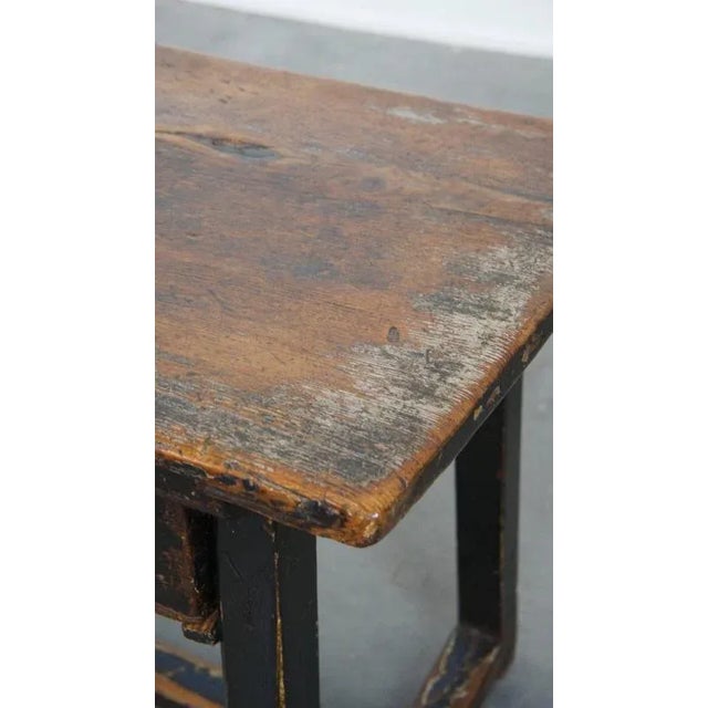 Antique Spanish Side Table with Drawer, Late 18th Century For Sale - Image 9 of 15