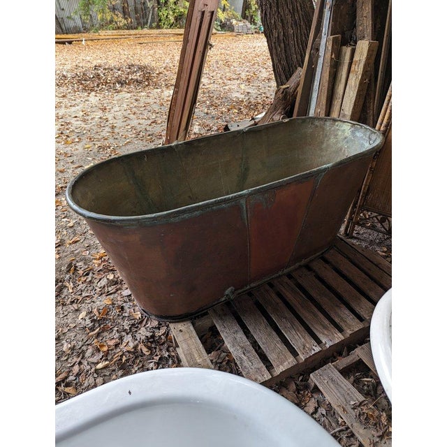 Antique Early 1800s Copper Tub | Chairish
