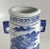 Vintage Blue & White Chinoiserie Landscape Amphora Vase With Double Handles, Mid-Century For Sale - Image 4 of 11