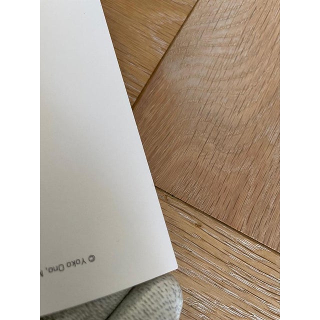 A Poem To Be Read with a Magnifying Glass Exhibition Poster by Yoko Ono, 2012 For Sale - Image 4 of 7