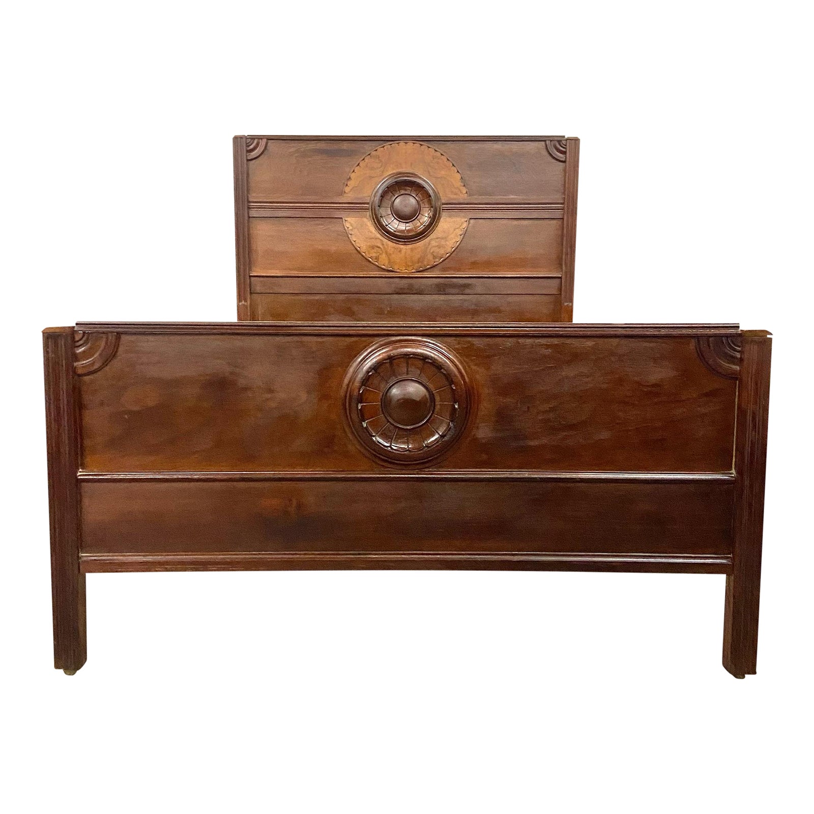 Vintage Victorian Eastlake Style Full Size Bed Double Bed Chairish