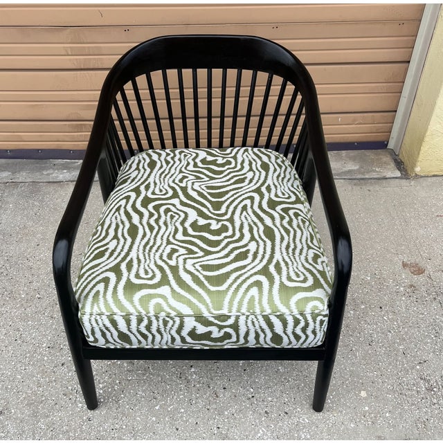 Pair of Danish Modern Style Lounge Chairs by Braxton Culler For Sale - Image 12 of 16