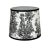 This black toile drum shade exudes timeless sophistication with its intricate pastoral design. The bold black pattern on a...