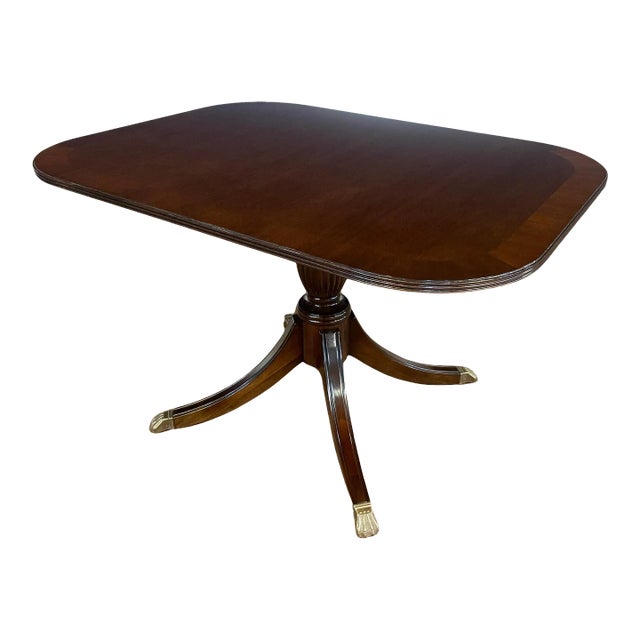 Traditional Mahogany Breakfast Table by Leighton Hall. Made-To-Order For Sale