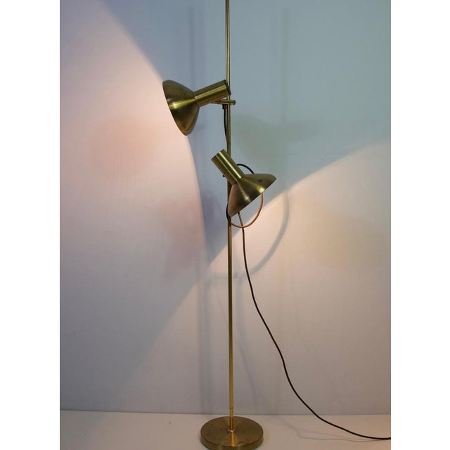 Adjustable Brass Floor Lamp, Germany, 1970s For Sale - Image 13 of 18