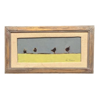 Evert Färhm, Scanian Landscape, 1950s, Oil Painting on Panel, Framed For Sale