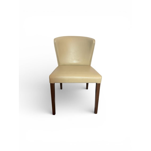 Crate & Barrel Crate and Barrel Curran Crema Dining Chairs Set of 6 For Sale - Image 4 of 12