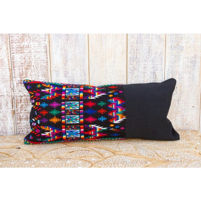 Textile Vintage Mayan Brocade Xoc Pillow For Sale - Image 7 of 9