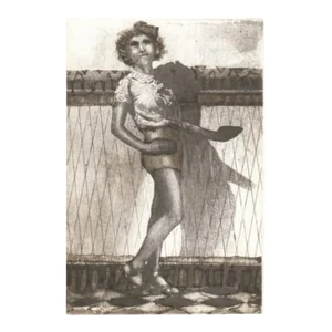 1992 Ann Chernow the Girl Next Door Aquatint and Etching