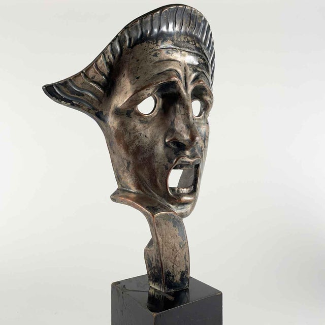 1930s Cacciapuoti Tragic Mask from Guido Cacciapuoti, 1930s For Sale - Image 5 of 11
