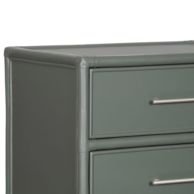 Transform your bedroom into a modern coastal retreat with our Verona Two-Drawer Nightstand. This stylish and functional...