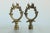 Neoclassical Bronze Tone Laurel Wreath Lamp Finials - A Matching Pair For Sale - Image 3 of 4