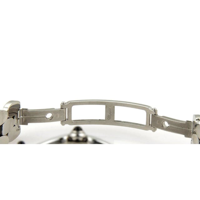 Chopard Chopard Happy Sport Oval 7 Floating Diamonds Ladies Stainless Steel Wrist Watch For Sale - Image 4 of 5