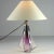 Belgian Glass Table Lamp from Val St. Lambert, 1960s, in Very Good conditions. Designed 1960 to 1969 This piece has an...