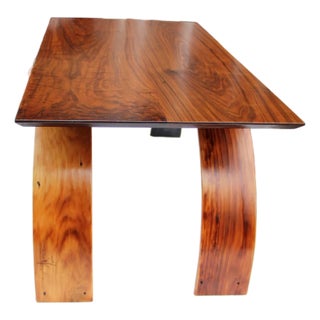 Modern Walnut Coffee Table For Sale