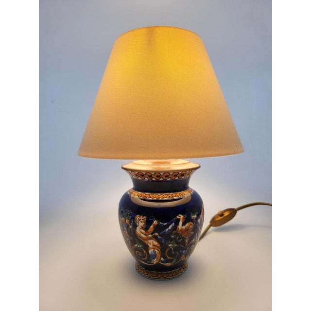 The Gien faience table lamp is a true masterpiece of craftsmanship, embodying the exceptional expertise of the artisans of...