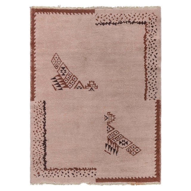 Doris Leslie Blau Vintage French Art Deco Rug For Sale