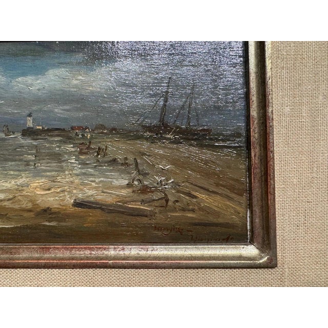Meyer-Wiegand Rolf Dieter Krefeld, Landscape Composition, Oil Painting on Canvas, Framed For Sale - Image 10 of 13