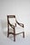 Pair of high back crosspieces armchairs, 1960s. Pair of high back crosspieces wooden armchairs. Italy, 1960s. Height: 100...