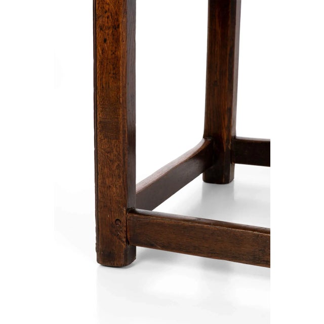 Farmhouse Refectory Table in Oak For Sale - Image 10 of 11