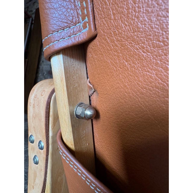 KK47000 Safari Chair in Ash with Cognac Leather by Kaare Klint for Carl Hansen & Søn For Sale - Image 16 of 18
