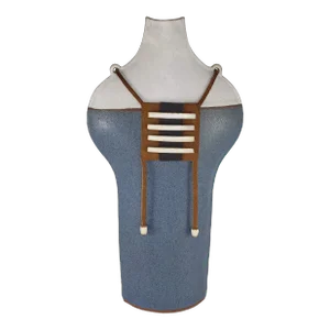 Vintage Native American Style Mid-Century Modern Sigmier Pottery Vase, Signed