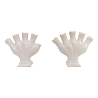Spanish Ceramic Vases from Sargadelos, Set of 2 For Sale