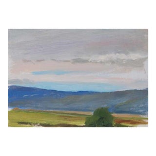 2025 “Paysage, Mont Ventoux” Julian Merrow Original Oil Painting, Framed For Sale