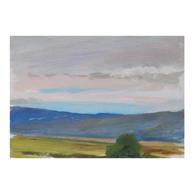 2025 “Paysage, Mont Ventoux” Julian Merrow Original Oil Painting, Framed For Sale