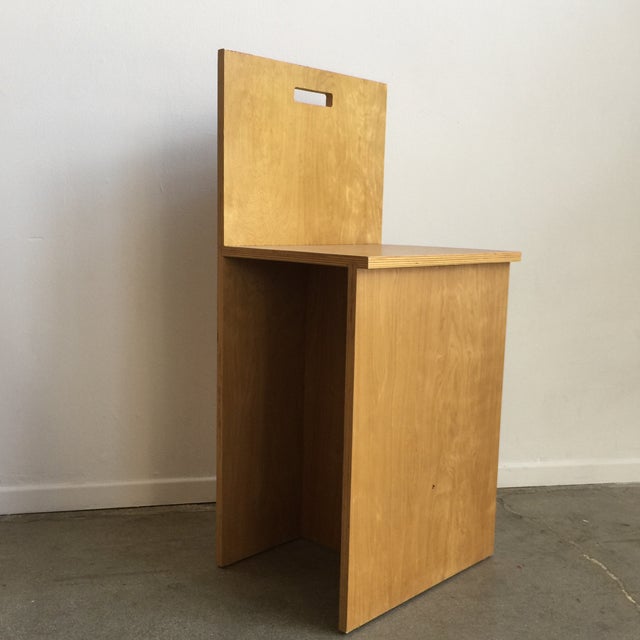 Donald Judd Style Counter Height Stools - Set of 4 | Chairish
