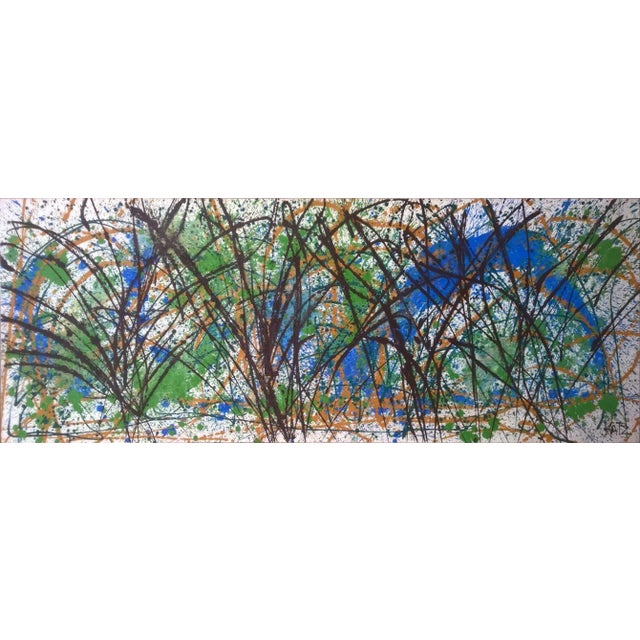 American William Katz, Homage to Jackson Pollack, Painting For Sale - Image 3 of 3