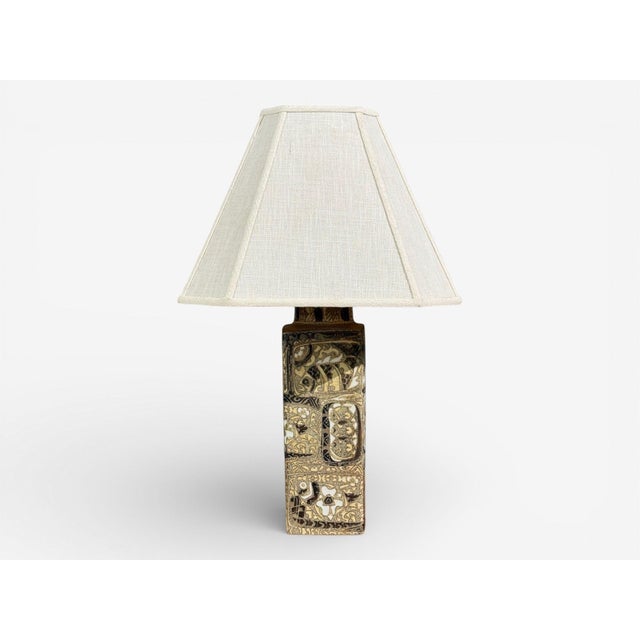 Mid-Century Modern Nils Thorsson, Baca Table Lamp, Ceramic, Denmark, 1960s For Sale - Image 3 of 9