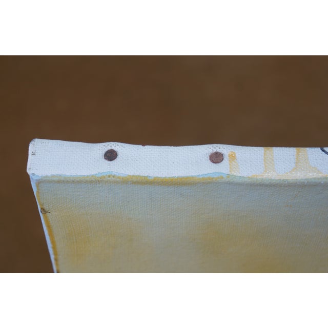 Textile Late 20th Century Afterglow in Egypt Oil Painting After William Holman Hunt Canvas Framed 36" For Sale - Image 7 of 11