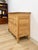 Beige Primitive Scrubbed Pine Three Drawer Dresser Dovetail Porcelain Knobs Vintage For Sale - Image 8 of 14