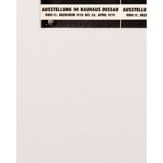 Bauhaus Workshop Works Original Exhibition Poster, 1979 For Sale - Image 6 of 9