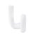 2020s White Abstract Curved Tube Vase Tall For Sale - Image 5 of 11