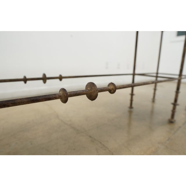 Hooker La Grange St James Metal and Stone Console For Sale - Image 11 of 17