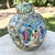Vintage Chinese Hand Painted Multi Color Porcelain Ginger Jar For Sale - Image 9 of 9