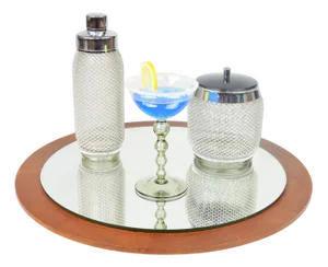 Mercury Bartender Set, 1970s, Set of 2