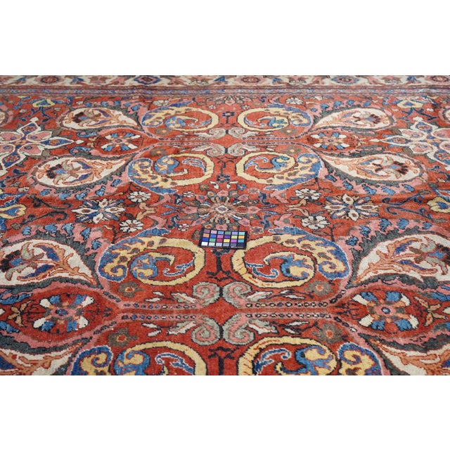 Fine Antique Persian Sultanabad Mahal Rug 10'3'' X 16'10'' For Sale - Image 10 of 10