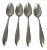 Antique Community Silver Plated Tea Spoons S/4 For Sale