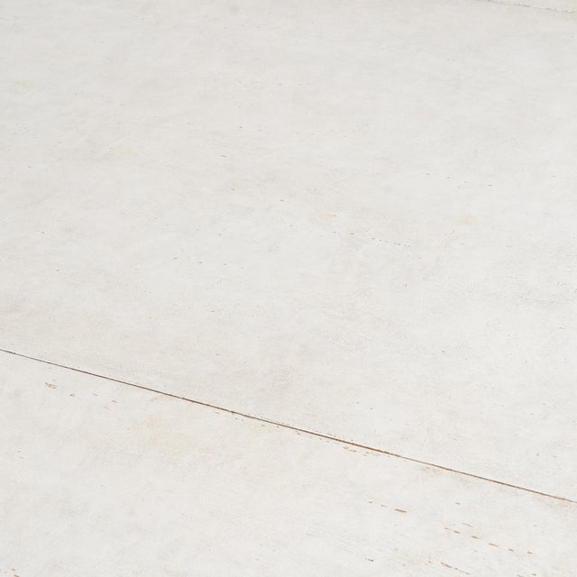 20th Century White Swedish Gustavian Large Dining Table Expanding With Leaves For Sale - Image 6 of 16